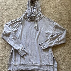 Light Gray Long Sleeve lightweight sweatshirt